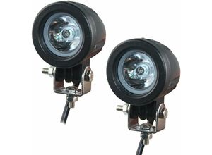 9130872351915 - Tovbmup - Motorrad-LED-Scheinwerfer ericksen-tech 2 Zoll 10 w LED-Arbeitsscheinwerfer LED-Arbeitsscheinwerfer Motorrad-Zusatzscheinwerfer 3600