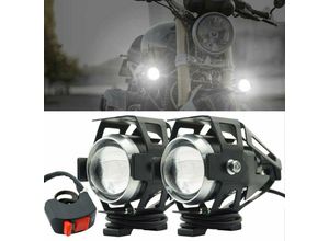 9130872353438 - Tovbmup - Motorrad-Scheinwerfer Zusatzlampe U5 Motorrad-Nebelscheinwerfer LED-Scheinwerfer Motorrad 125 w 3000 lm Motorrad Quad