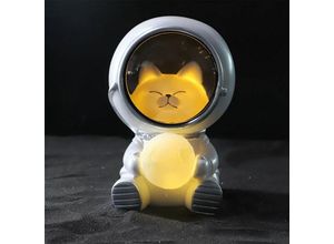 9130872353742 - Tovbmup - Haustier-Astronauten-Katzenlampe niedliche USB-Nachtlichter für Kinder Kindergeburtstagsgeschenk (Haustier Katze)