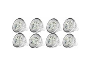 9130872353964 - Tovbmup - MR16 led Birnen 4W 12V led MR16 GU53 Sockel Landschaftsbeleuchtung Kaltweiß 8er Pack