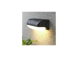 9130872354732 - Tovbmup - 12W IP65 Moderne LED-Außenwandleuchte wasserdichte Wandleuchte Aluminium + Acryl 3000K Warmweiß LED-Wandleuchte 26X10X6CM