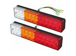 9130872354862 - Tovbmup - x led Rücklichter Rückfahrscheinwerfer Bremsblinker Beleuchtung Rücklicht 40 led Univesel 12V 24V