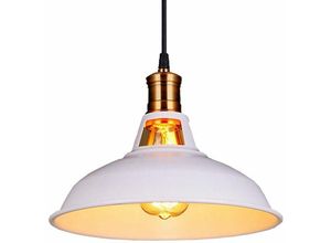 9130872355401 - Tovbmup - Vintage Industrie-Pendelleuchte E27-LED-Lampe Retro-Deckenleuchten Schirm für Küche Esszimmer Wohnzimmer Schlafzimmer Restaurant