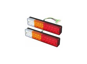 9130872356019 - Tovbmup - x LED-Rücklichter Rückfahrbremse Blinker Beleuchtung Heckscheinwerfer 40 LEDs Univesel 12 v 24 v für Anhänger lkw Wohnwagen