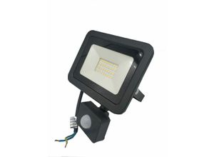 9130872356477 - Tovbmup - 10W Kaltweiß led Fluter mit Bewegungssensor Außen Sensor led Strahler Sensor Außenleuchte 6500K IP54 für Garten Garage Einfahrt