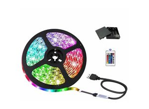 9130872356538 - Tovbmup - LED-Streifen 2M LED-Streifen 5050 RGB-LED-Streifen IP20 Wasserdichte LEDs