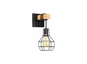 9130872389987 - Nachtlicht Innenwandlampe Industrielle Wandlampe Verstellbare Kabellänge Innenbeleuchtung Pendelleuchte Vintage und Industriedesign E27 Fassung