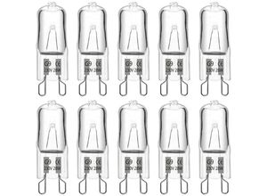 9130933719623 - KZQ - G9-Halogenlampe 28 w 230 v 370 lm 2700 k warmweiß dimmbar G9-Kapselbirnen für Kronleuchter Landschaftsbeleuchtung Wandleuchter