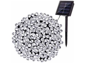 9130933730345 - FlkwoH Solar-Lichterkette für den Außenbereich 22 Meter mit 200 LEDs wasserdicht 8 Beleuchtungsmodi perfekt für Gartendekoration Terrasse