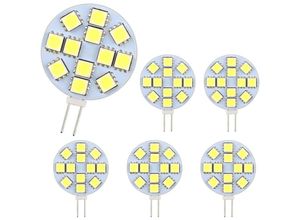 9130933743376 - 2 w G4-LED-Glühbirne ac dc 12–24 v 200 lm Kaltweiß 6000 k 12 x 5050 smd entspricht einer 20 W-Halogenlampe nicht dimmbar runde G4-LED-Glühbirne