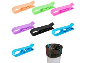 9132593253356 - Aougo - Clip-Müllverschluss Kunststoff-Clip-Klemmhalter für Küchen-Mülleimer Mülleimer-Clip zufällige Farbe – 20 Stück