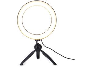 9137784666540 - Insma - led Studio Ringlicht dimmbar Telefon Selfie Maquillage Vidéo Live Lampe 22cm Fantablau