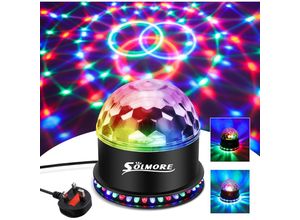 9137784728415 - Maerex - solmore rgb Discokugel Licht 51 led Lichter 12W für Kinder Festival Geburtstag Party Bar 12 x 12 x 128cm