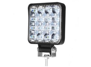 9137784922431 - Insma - 1pcs 48W squace led 24V Mini Square 16 Zusatzlicht Fantablau