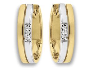 9145546196914 - Paar Creolen 003 ct Diamant Brillant Ohrringe aus 585 Gelbgold Gr Damen 003 ct mit Diamant Diamanten goldfarben (gold) Damen Creolen Gold Schmuck