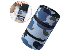 9145576257784 - Cofi 1453 - Stoffarmband am Arm für Lauffitness in Blau Camouflage