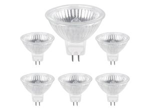 9147247374653 - Memkey - Halogenlampe GU53 50 w 12 v 800 lm Warmweiß 2700 k dimmbar MR16-Halogen-Spot-Glühbirne 6er-Pack