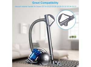 9151234584635 - Komiro - Staubsauger-Ersatzgriff Griff kompatibel mit Dyson DC19 DC23 DC26 DC29 DC32 DC36 DC37 Staubsauger-Zubehör-Ersatzgriff (grau) npterbl