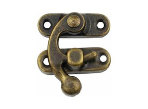 9155505003672 - Lycxames - 15er-Pack Dicke Antik-Bronze-Schmuckkästchen-Haken mit Verschluss (rechte Verschlussschnalle)--27x32cm