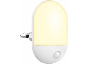 9155505009216 - Lycxames - Nachtlicht Steckdose Plug-and-Play Automatisches ON Off mit Dämmerungssensor Warmweiß led Nachtlampe für Kinderzimmer Wohnzimmer