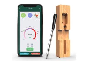 9155728064757 - Linghhang - Stück Bluetooth-Küchentemperaturfühler 50 m kabelloses Fleischthermometer mit Timer und Alarmfunktion Anschluss Küchenthermometer für