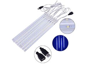 9166890206128 - Osqi - Meteorschauer-Lichter IP65 wasserdichte Weihnachtsbeleuchtung mit 30 cm langen Röhren 8 Röhren insgesamt 192 LEDs für Weihnachten 9166890206128 - Osqi - Meteorschauer-Lichter IP65 wasserdichte Weihnachtsbeleuchtung mit 30 cm langen Röhren 8 Röhren insgesamt 192 LEDs für Weihnachten