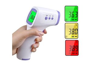 9166890208351 - Medizinisches Infrarot-Stirnthermometer berührungsloses Thermometer für Erwachsene Kinder Babys LCD-Anzeigemodus mit bunten Anzeigen Tonoption