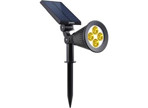 9168919569900 - Memkey - Solarstrahler 2 in 1 Projektor zum Aufkleben oder Befestigen dimmbarer warmweißer led 29 x 95 x 34 cm (1 Stück)