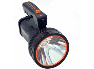 9168919574119 - Superhelle wiederaufladbare LED-Taschenlampe mit 7000 Lumen und scharfen Kanten zur Verhinderung von Schädlingen Unisex-Jugendliche (Schwarz)