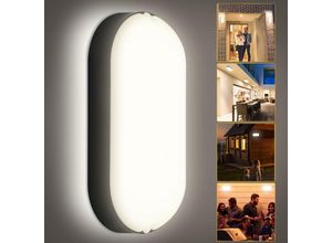 9180102181584 - Led Feuchtraumleuchte 15W 8x Wasserdicht Deckenleuchten IP54 Wasserdicht Lampe Garage Keller - Tolletour