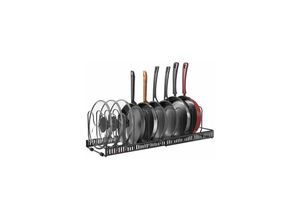 9183864011731 - Eting - Topfdeckelhalter Topfdeckel Pan Organizer Rack Pfannenregal für Küchenutensilien PfannenTöpfe und Deckel