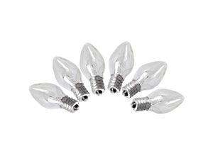 9300920745274 - Memkey - Packung mit 6 Himalaya-Salzlampenbirnen E12 15 Watt für Raumbeleuchtung Dekor 220–240 v