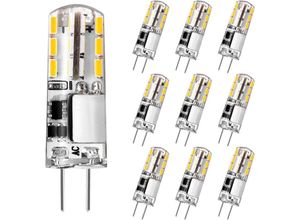 9302366296570 - G4-Glühbirne G4-LED-Leuchtmittel 2 w 180 lm entspricht 20 w Halogenlampe warmweiß 3000 k ac dc 12 v flimmerfrei energiesparende Glühbirne für