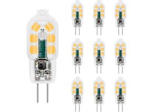 9302366296594 - Memkey - G4 LED-Leuchtmittel 12 v 2 w neutralweiß 4000 k 200 lm G4 10 w 20 w Halogenlampen-Äquivalent nicht dimmbar ac dc G4 12 v led 4000