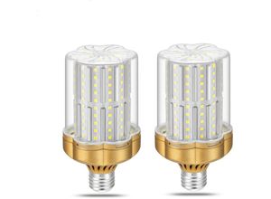 9302366296617 - Memkey - E27 30 w LED-Glühbirne Kaltweiß 6000 k (entspricht 250 w Glühlampe) 3500 lm nicht dimmbar flimmerfrei 2er-Pack