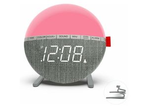 9305480530070 - Digitaler Wecker für Kinder 7-Farben-Nachtlicht Dimmer 8 Naturalarmtöne Schlummerfunktion Einschlafhilfe Kinder Jungen Mädchen Teenager als