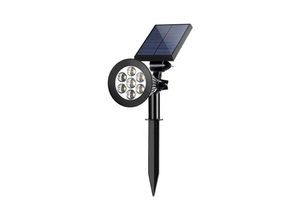 9309986207924 - Wasserdichter Solarstrahler für den Außenbereich – 7 weiße LEDs - Csparkv