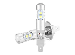 9309986231882 - Csparkv - H1 100 w LED-Birne Scheinwerferlampen Nebelscheinwerfer 360-Grad-Scheinwerfer-LED-Birne 2 Stück H1 6000 k superweiß 100 w LED-Kit