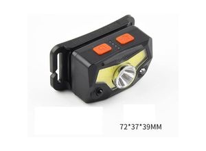 9309986233282 - Starke Licht Induktion Scheinwerfer Licht Outdoor Mountted Licht Petit Phare usb Chargement Nacht Laufsport Angeln Licht Lampes frontales dextérieur