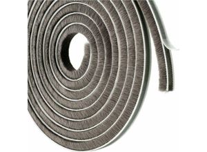 9309986233329 - Csparkv - Schwarze Gummibürste selbstklebender staubdichter Dichtungsstreifen für Fenster Schiebetür Dichtungsschiene Möbel Schrank Isolierung