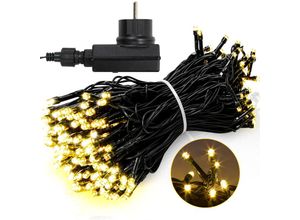 9311835560036 - Swanew - 30M 300 led Lichterkette 8 Lichtmodi Wasserdicht Party Garten Beleuchtung Innen Außen Weihnachten Hochzeit Deko Warmweiß