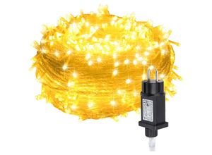 9311835579298 - 30M 300 led Lichterkette 8 Lichtmodi Wasserdicht Party Garten Strom Beleuchtung Innen Außen Weihnachten Hochzeit Deko Warmweiß - Vingo