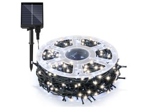 9311835580461 - Solar Lichterkette Lichtschlauch led Lichterkette led Lichtervorhang Party Garten Innen Außen Deko Weihnachtsbeleuchtung 80M 800LEDs Kaltweiß 2 Stück