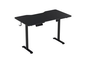 9311835903406 - Jopassy Höhenverstellbarer Schreibtisch mit Desktop 120x60cm Ergonomischer Tischplatte mit Memory-Steuerung Schwarz