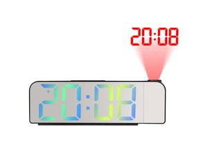 9312120298818 - Einfacher Projektionswecker LED-Anzeige mit großer Schrift elektronische Uhr digitaler Wecker-Stil 9312120298818 - Einfacher Projektionswecker LED-Anzeige mit großer Schrift elektronische Uhr digitaler Wecker-Stil