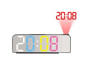 9312120298825 - Einfacher Projektionswecker LED-Anzeige mit großer Schrift elektronische Uhr digitaler Wecker-Stil 9312120298825 - Einfacher Projektionswecker LED-Anzeige mit großer Schrift elektronische Uhr digitaler Wecker-Stil