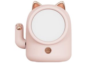 9312120307657 - Fvbjd - Nachtlicht dimmbare Nachtlichtlampe für Frauen Kinder Baby Nachtlichthelligkeit Lucky Cat-Stil Rosa