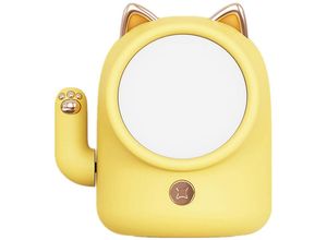 9312120307671 - Fvbjd - Nachtlicht dimmbare Nachtlichtlampe für Damen Kinder Baby Nachtlicht-Helligkeit Lucky Cat-Stil Gelb