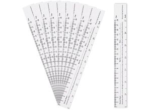 9312120308838 - Fvbjd - 18 cm   7 Zoll Educare Wundlineal (papier) Wundmaßband (50 Stück) medizinisches Einwegmedimeter