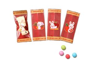 9312120312798 - Fvbjd - 400 Stück Süßigkeitenverpackungen Nougat-Bonbonpapier Bonbonpapier für Schokolade Kekse Verpackungsbeutel 4 x 95